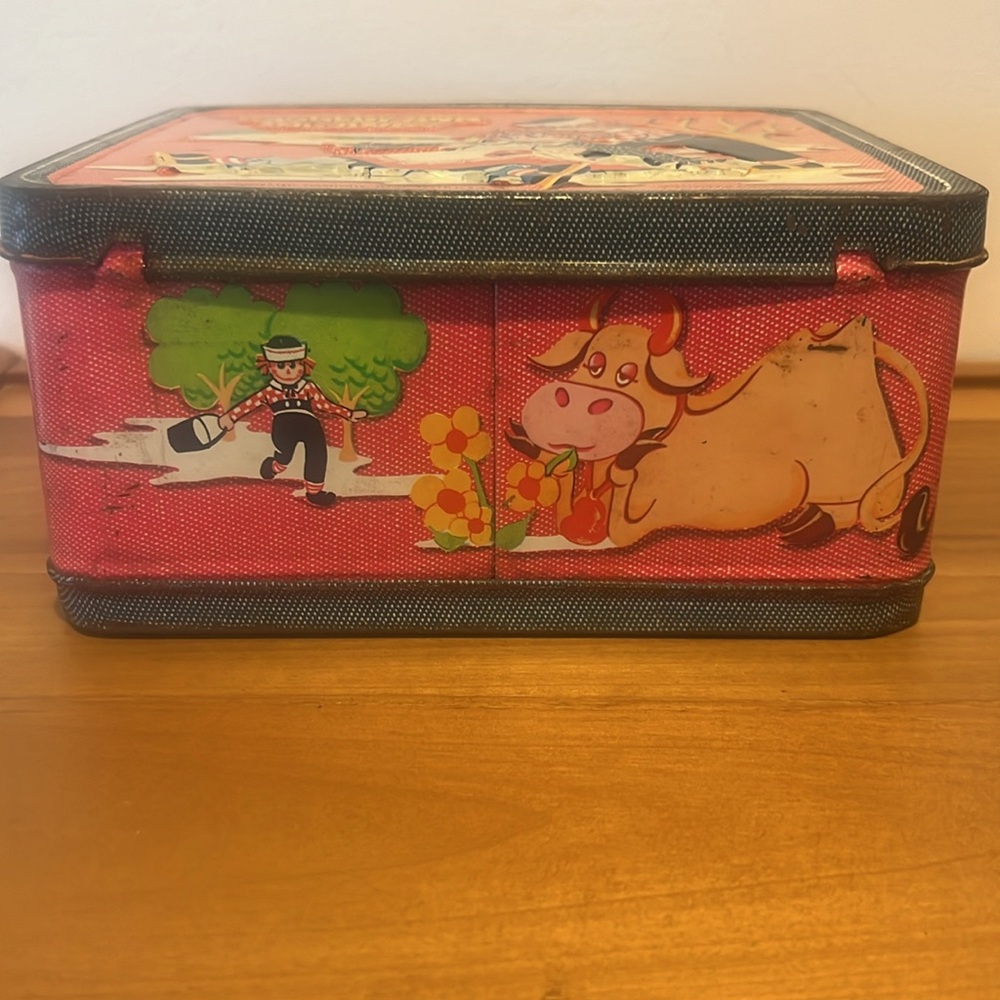 Raggedy Ann and Andy Vintage METAL SCHOOL LUNCHBOX - 1973 vintage original - Picture 5 of 12